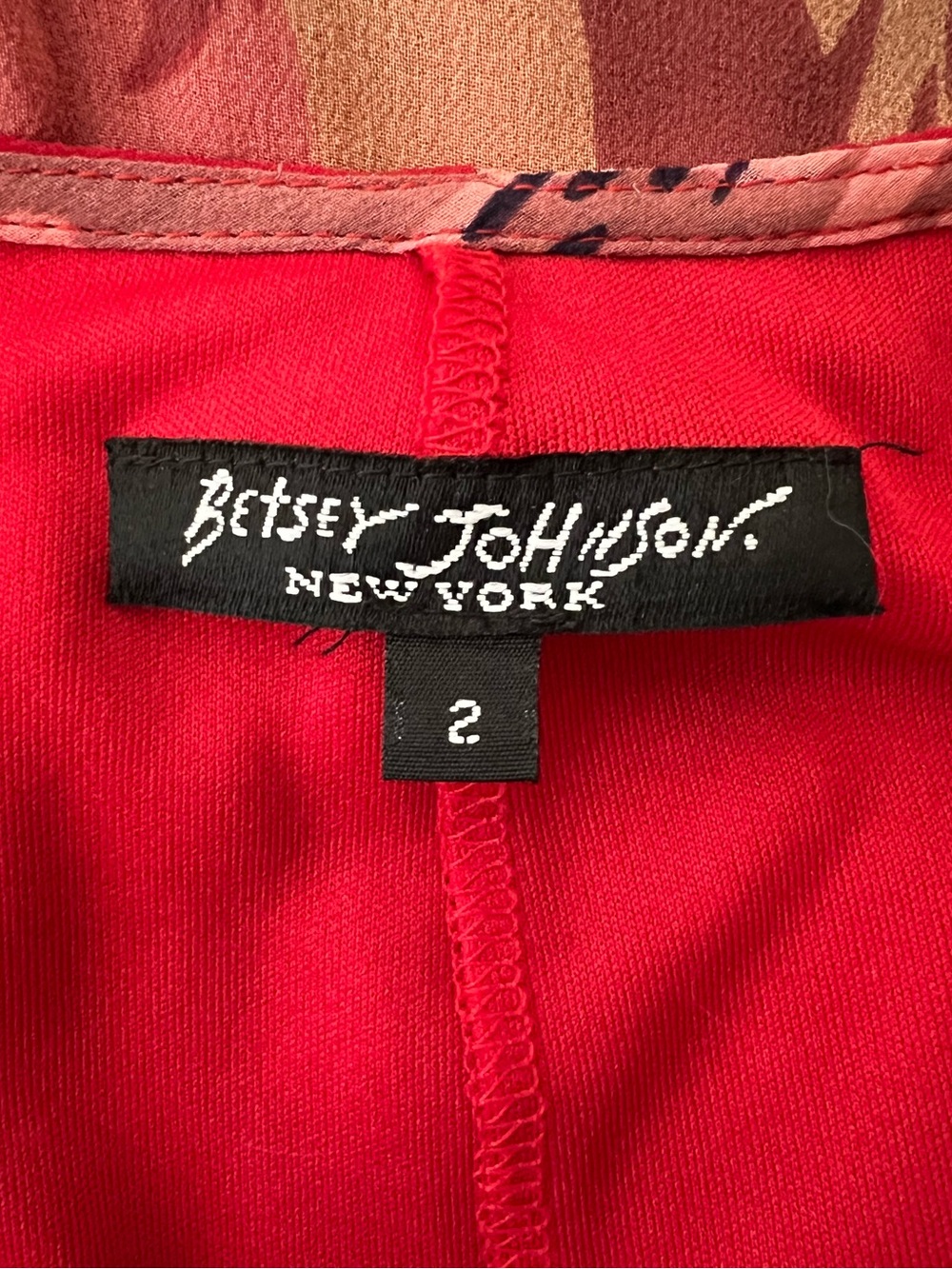 Vintage Betsey Johnson New York Silk Sheer Mesh Floral Slip Dress w/ Flower Pin - Picture 12 of 13